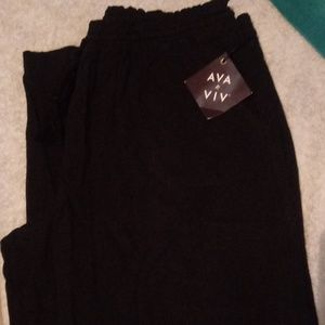 Ava& Viv linen drawstring pants